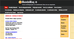 Desktop Screenshot of mundomaq.com.br